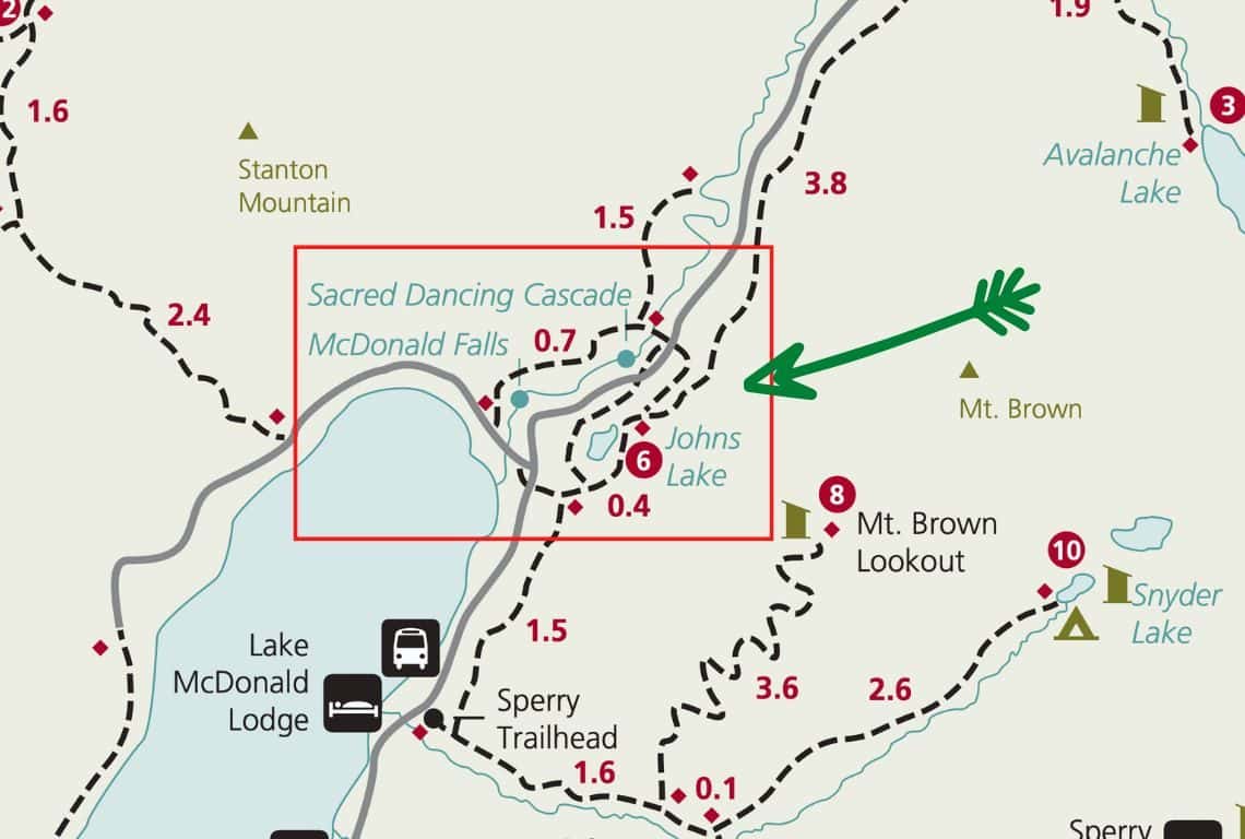 Johns Lake Loop Trail Map