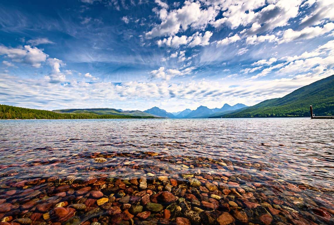 Lake McDonald in Glacier National Park