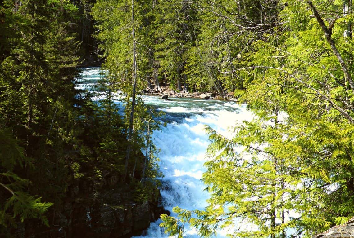 McDonald Falls in Glacier