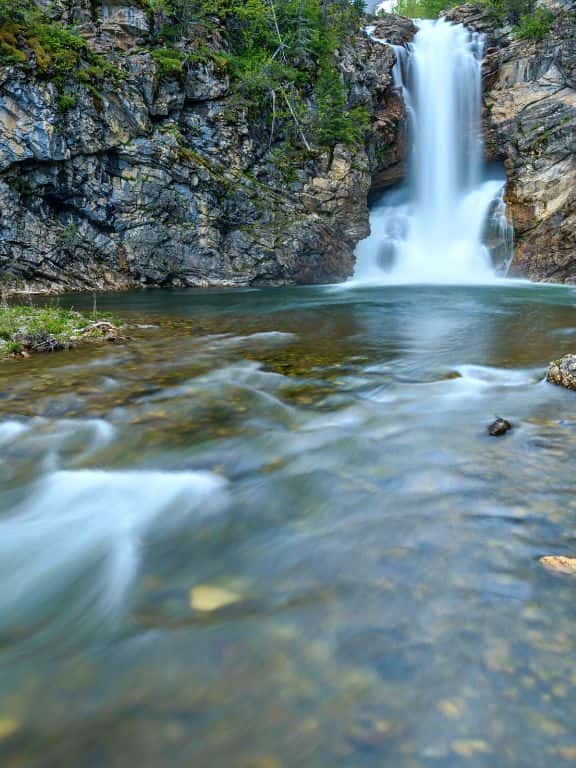 Easy Hikes in Glacier National Park Running Eagle Falls Trail in Glacier
