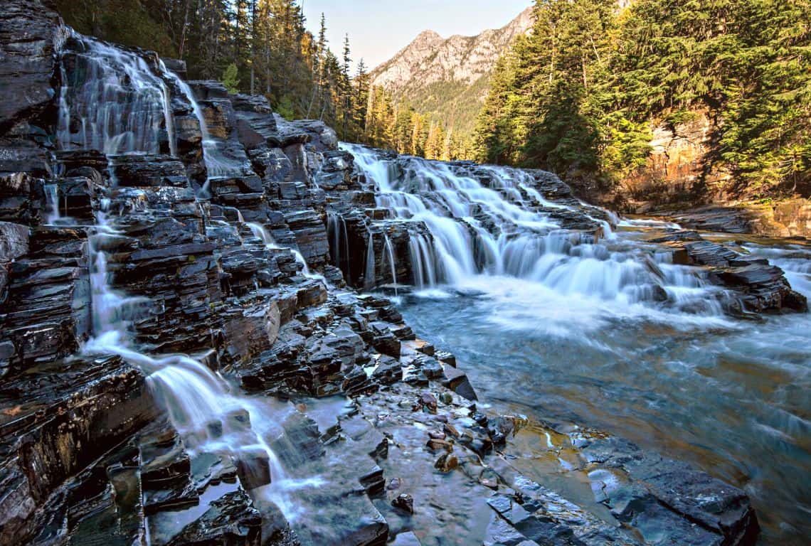 Sacred Dancing Cascade in Glacier