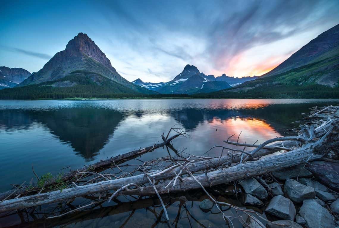 Swiftcurrent Lake in Glacier