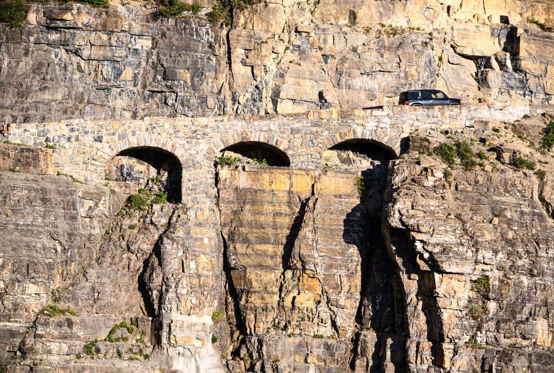 Triple Arches on Going-to-the-Sun Road