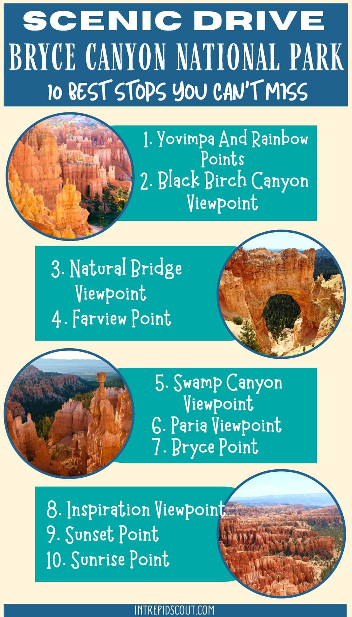 Scenic Drive in Bryce Canyon