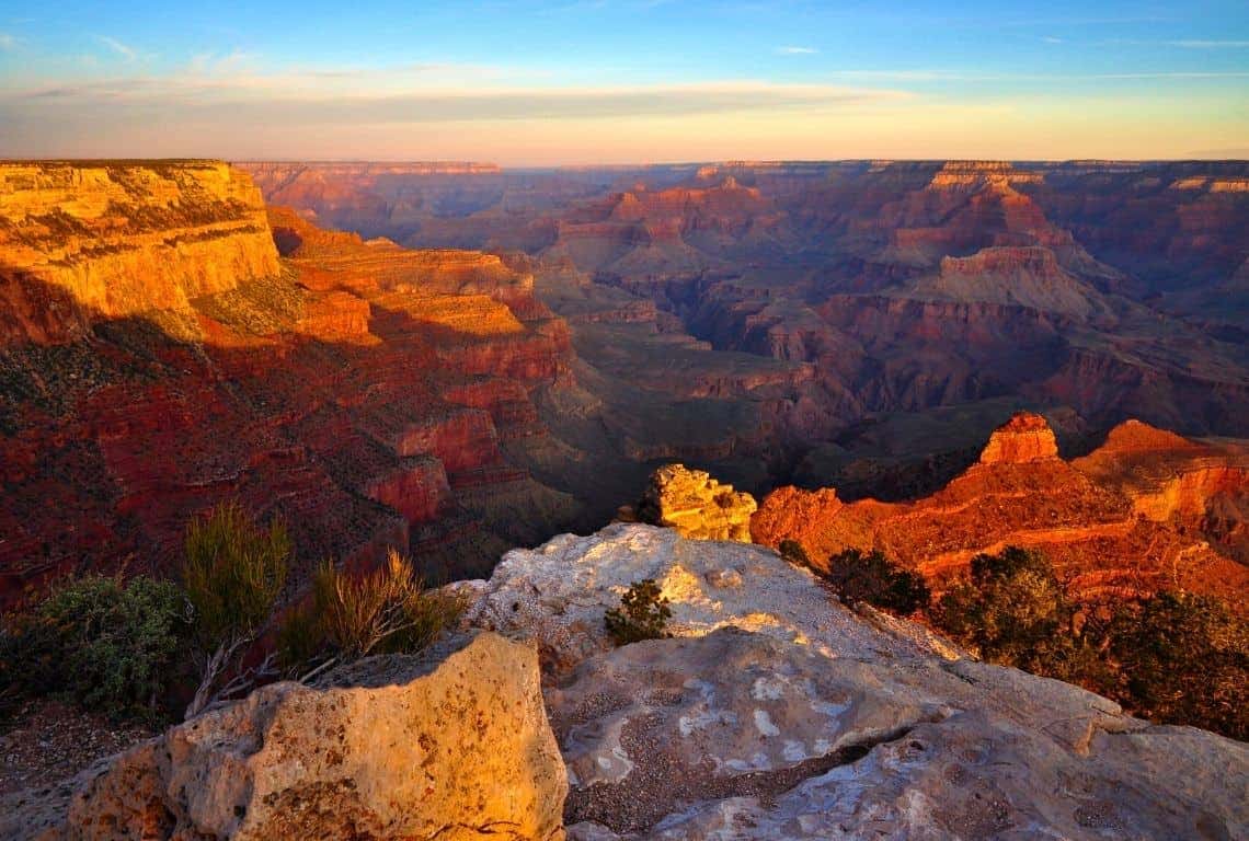 Sunrise in Grand Canyon