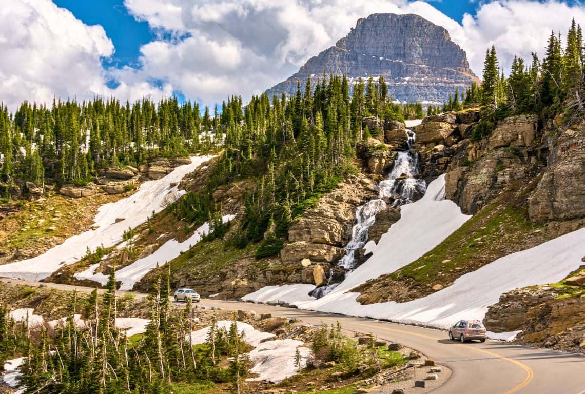 Going-to-the Sun Road in Glacier National Park