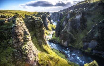 Kirkjubaejarklaustur Canyon