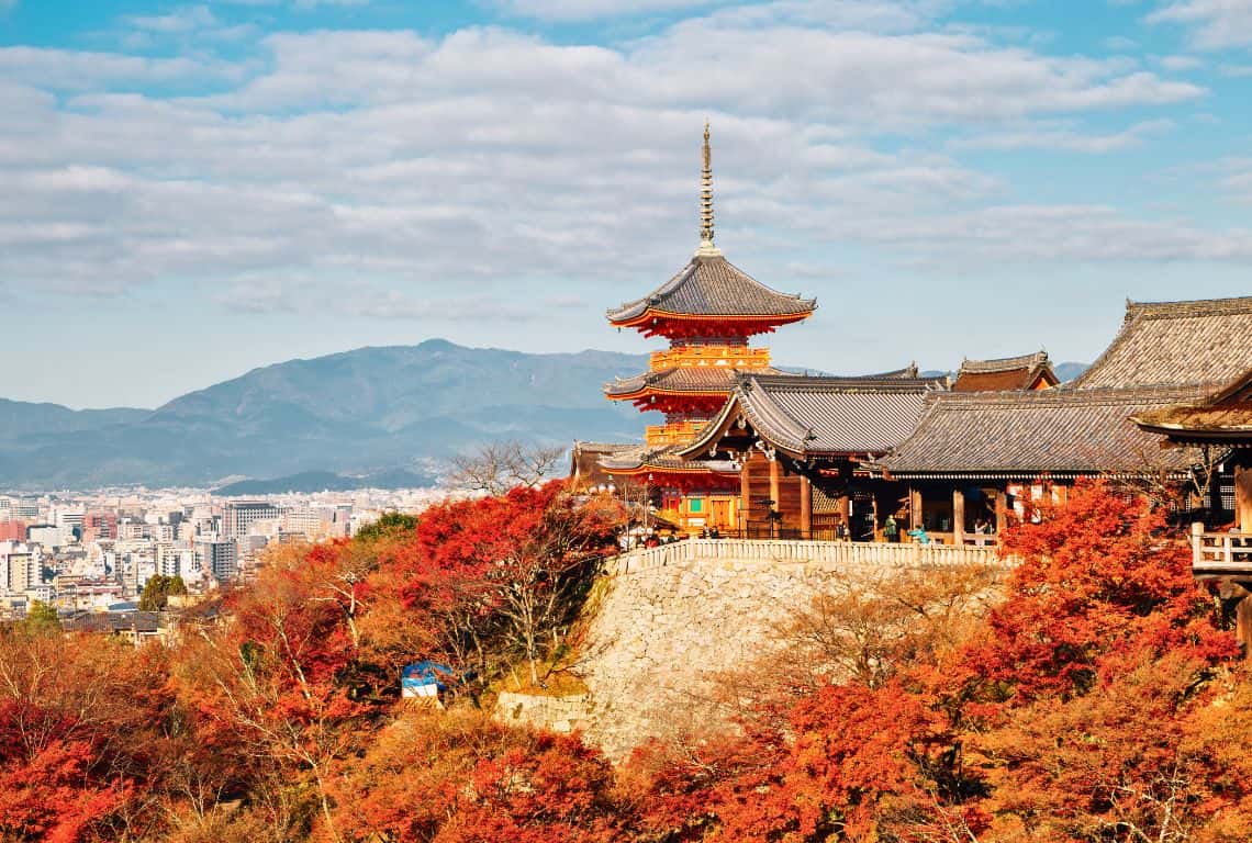 Kiyomizudera in Kyoto