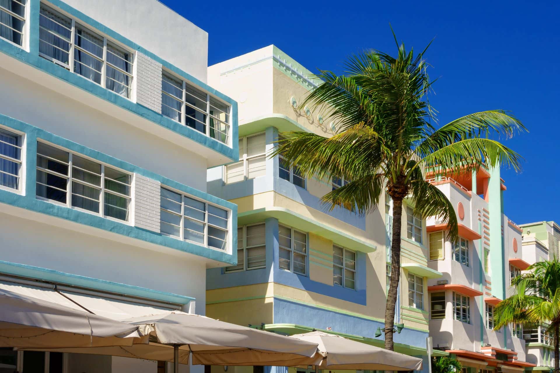 Art Deco Historic District in South Beach