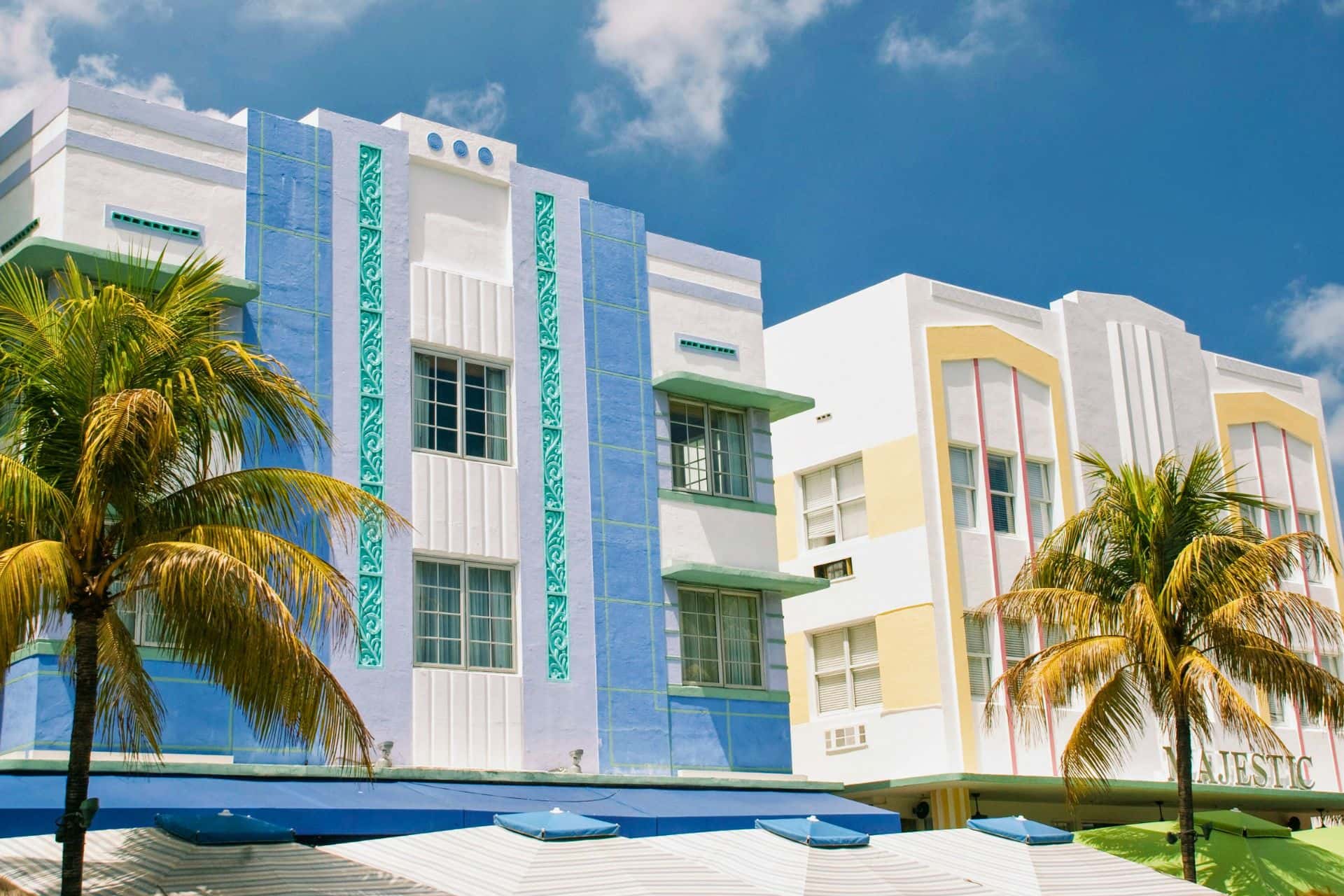 Art Deco Historic District in South Beach