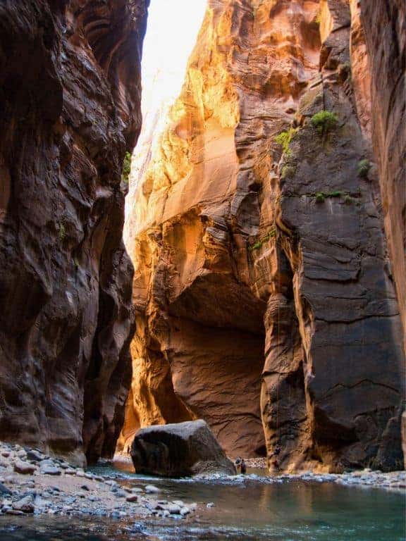 The Narrows Trail in Zion
