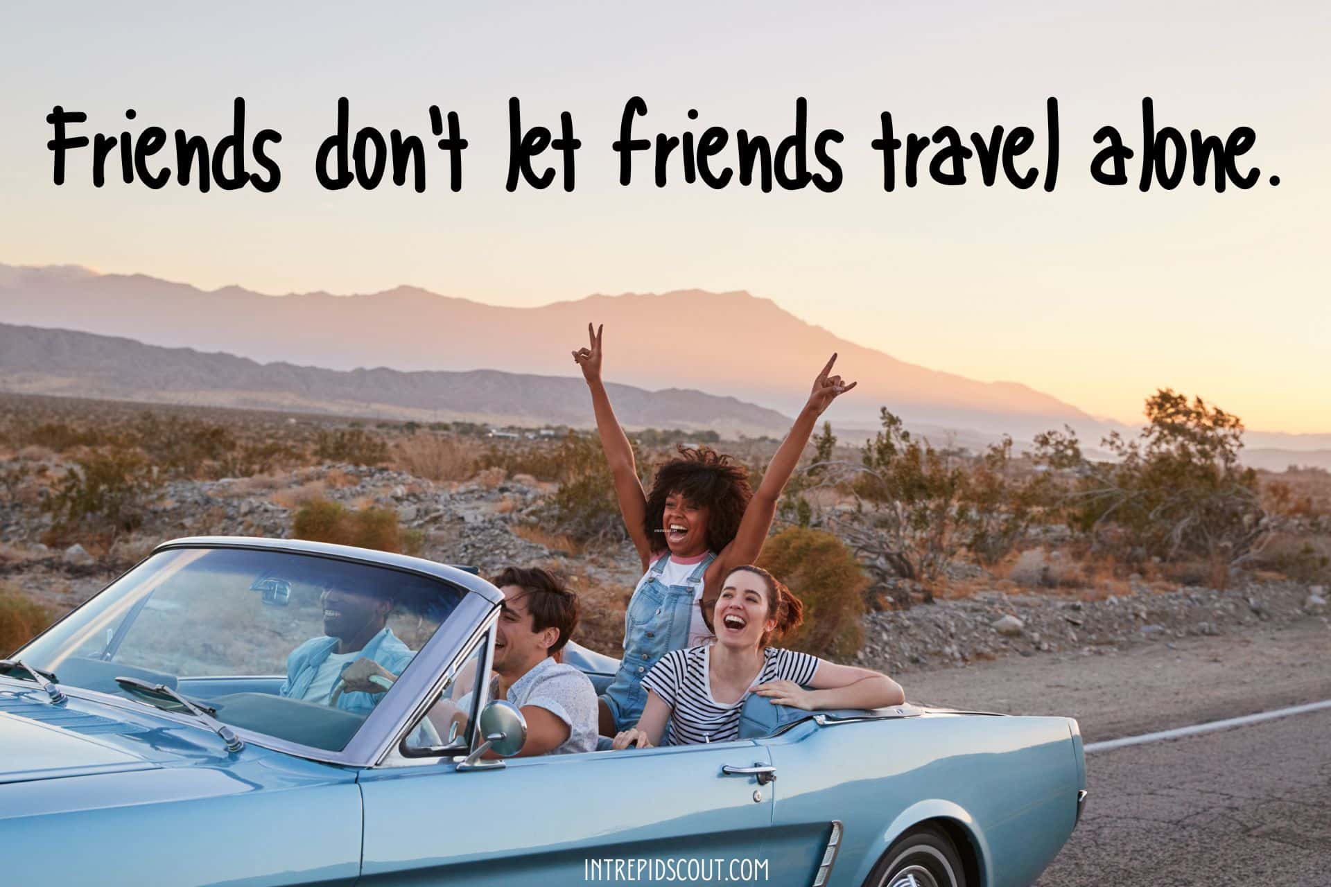 Road Trip with Friends Captions and Quotes