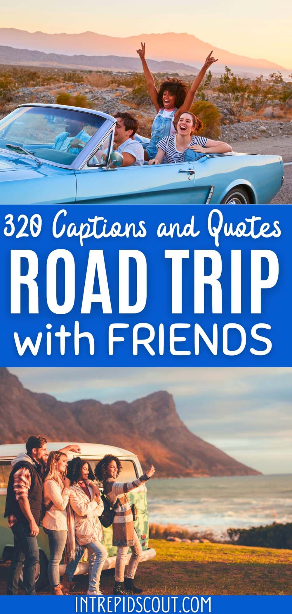 Road Trip with Friends Captions and Quotes