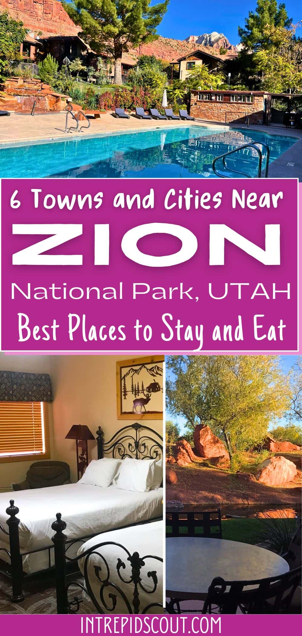 Towns and Cities Near Zion National Park