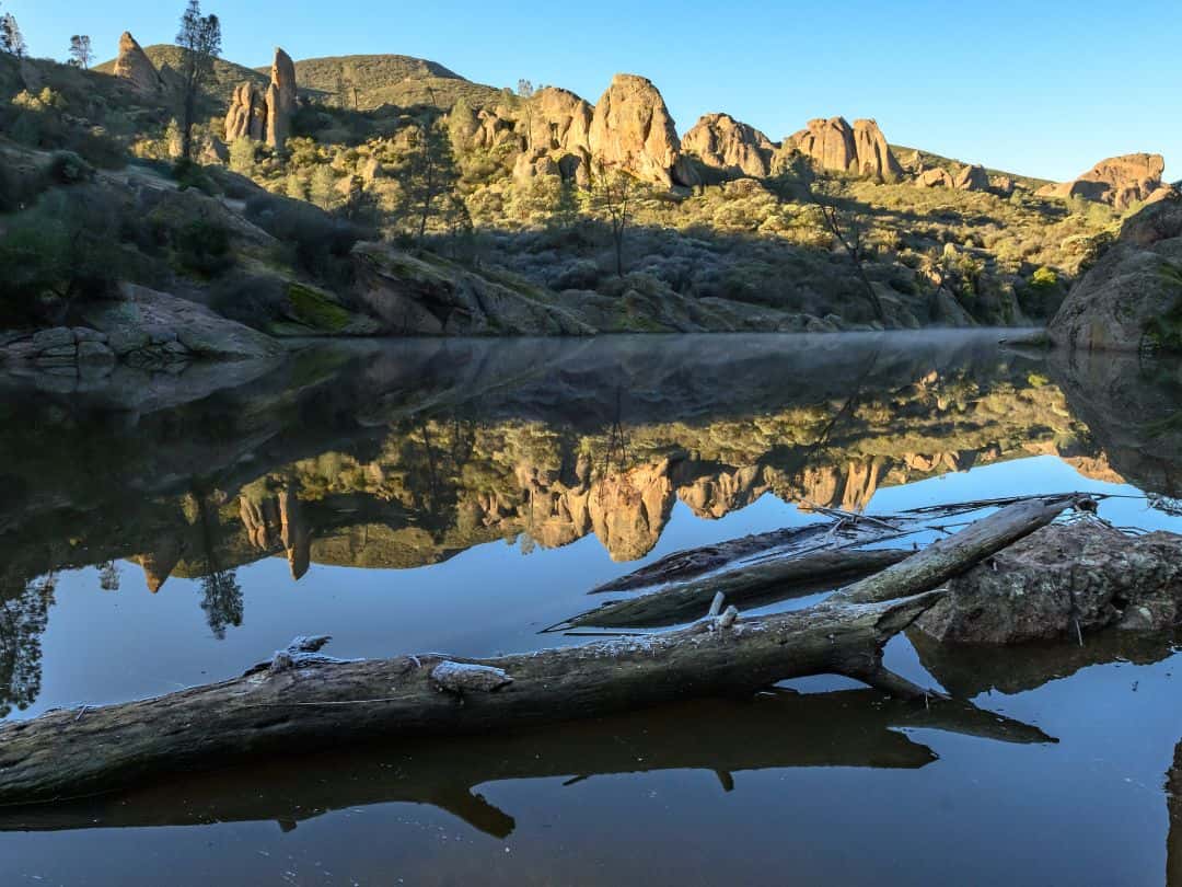 Bear Gulch Reservoir at Pinnacles National Park