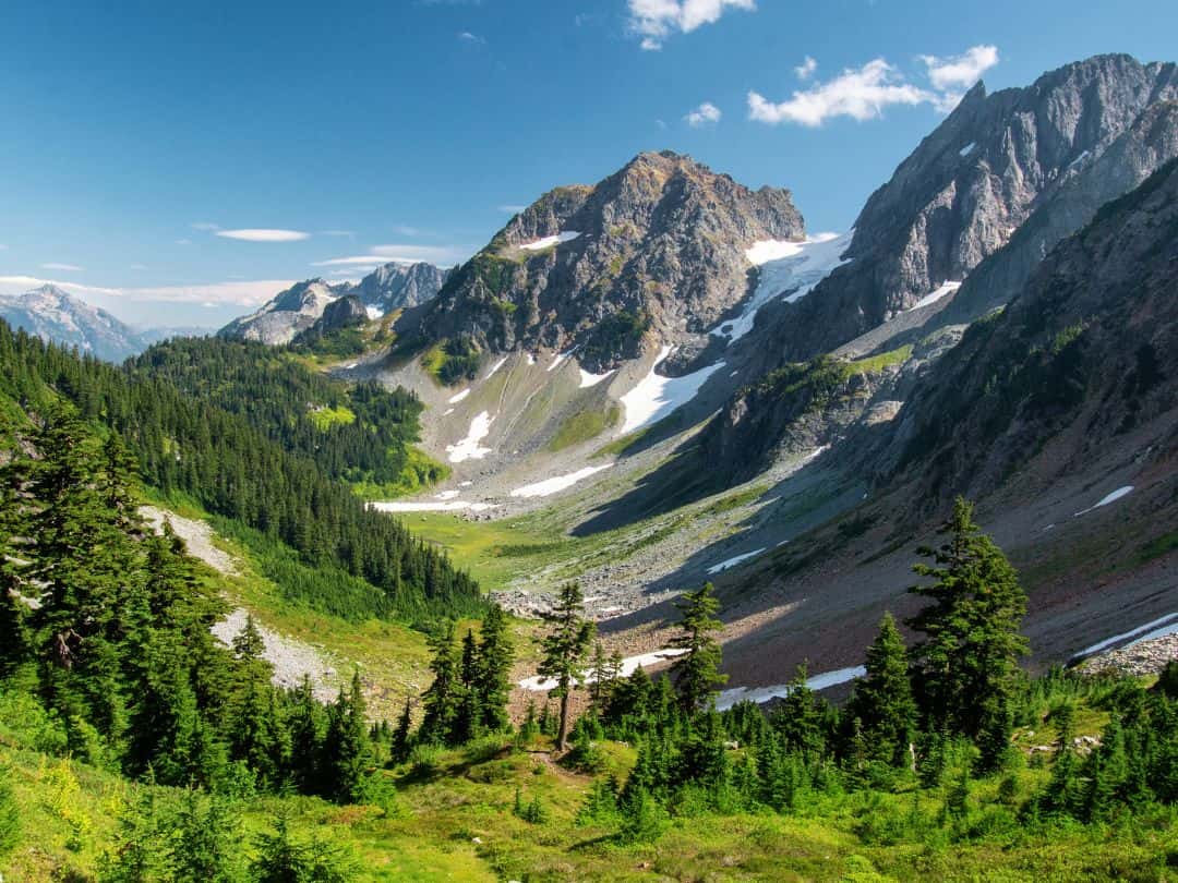 Cascade Pass in North Cascades National Park