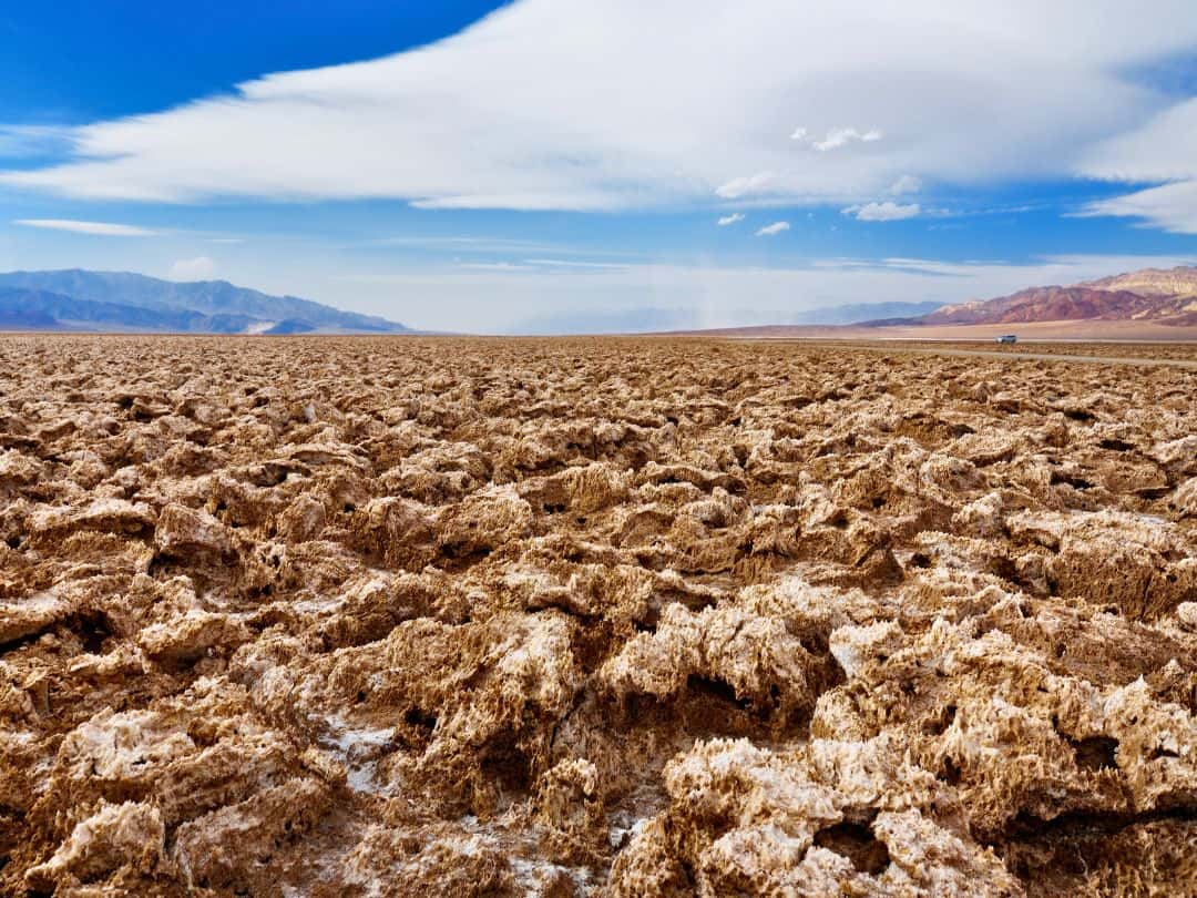 Devil's Golf Course in Death Valley