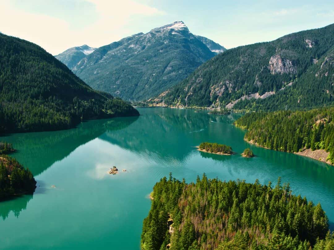 Diabolo Lake in North Cascades National Park