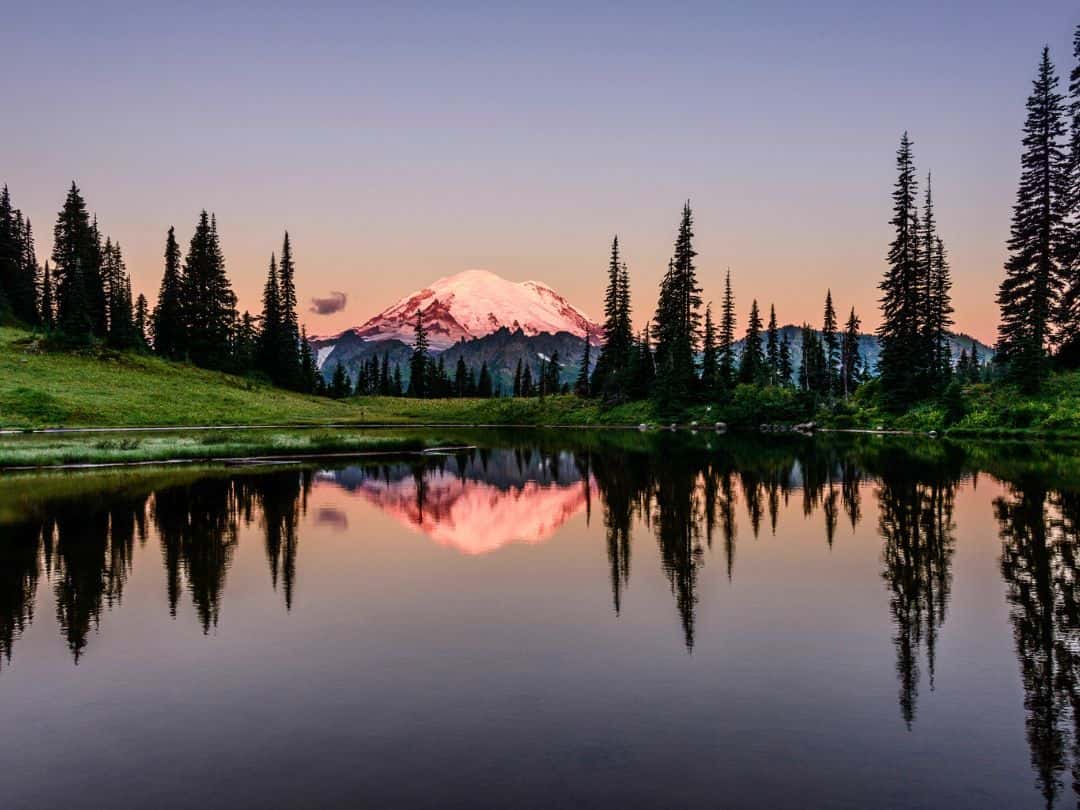 Tipsoo Lake in Mount Rainier National Park