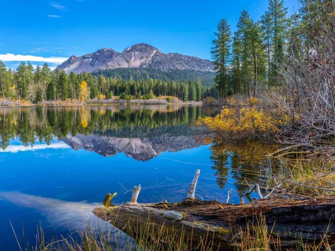 Manzanita Lake in Lassen Volcanic