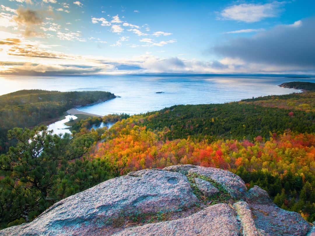 View from Cadillac Mountain in Acadia