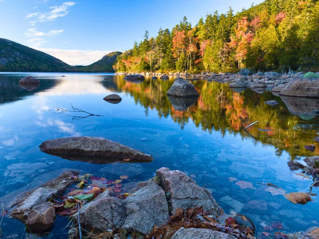 Jordan Pond in Acadia