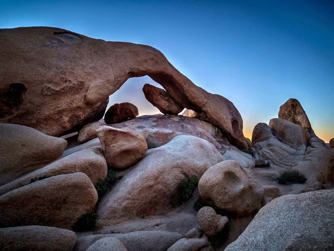 Arch Rock in Joshua Tree