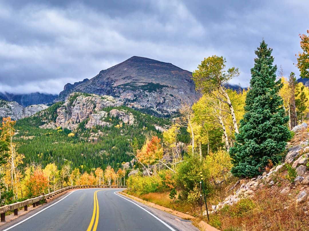 Bear Lake Road in Rocky Mountain National Park