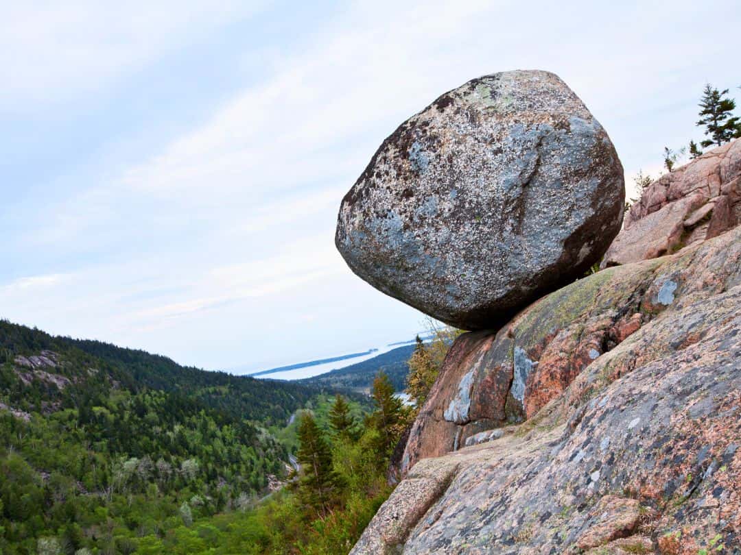 Bubble Rock in Acadia