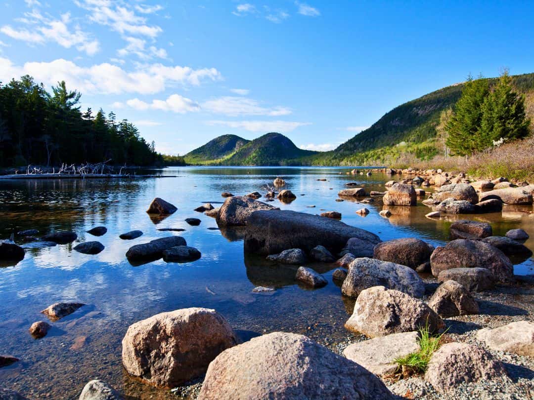 Jordan Pond in Acadia