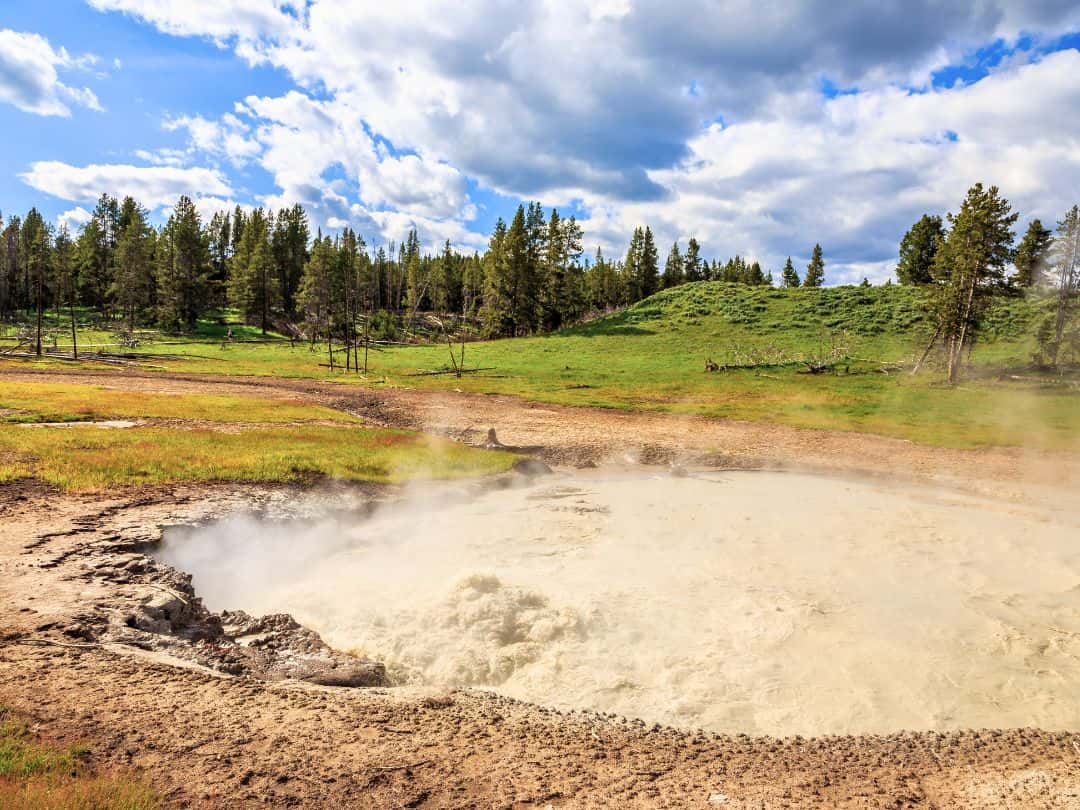 Mud Caldron in Mud Volcano Area