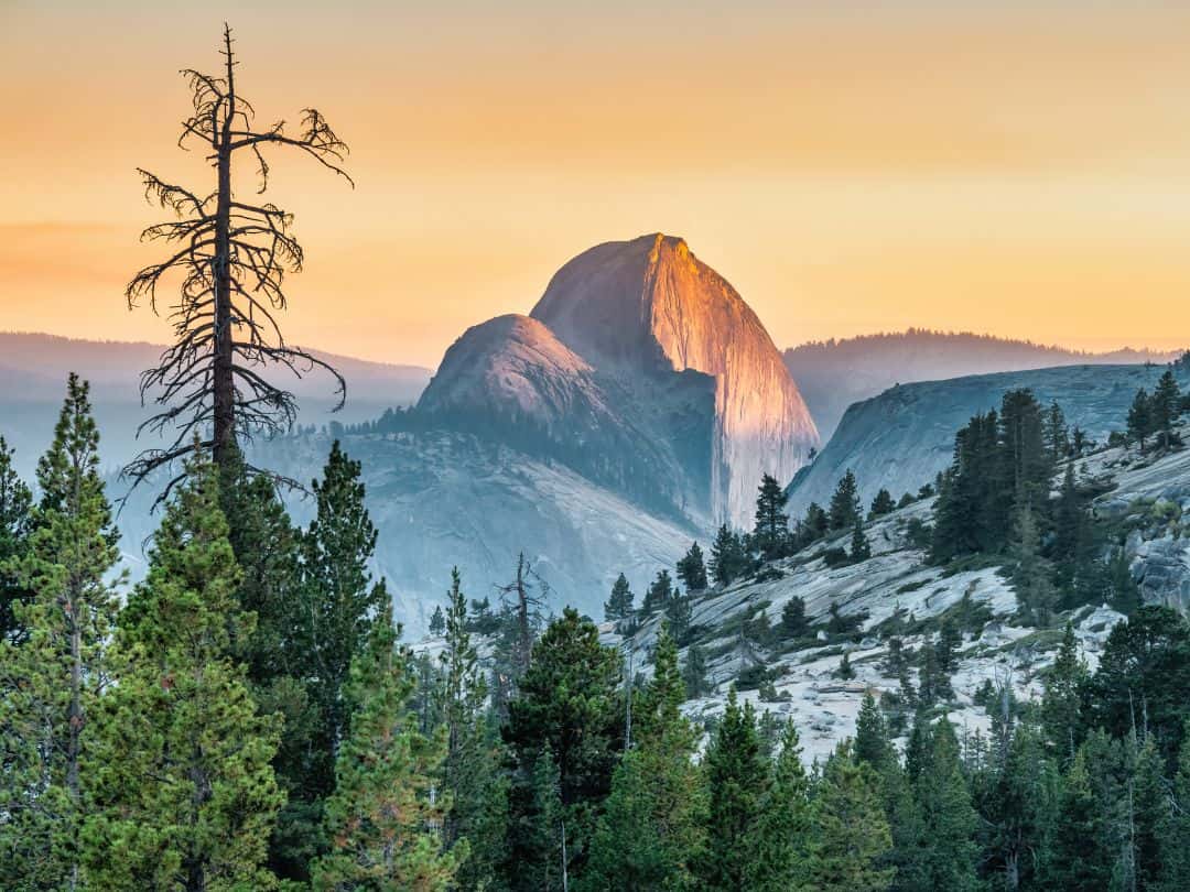 Olmsted Point at Sunset