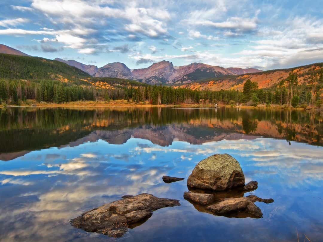 Sprague Lake in Rocky Mountain