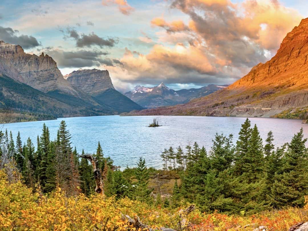 St Mary Lake in Glacier