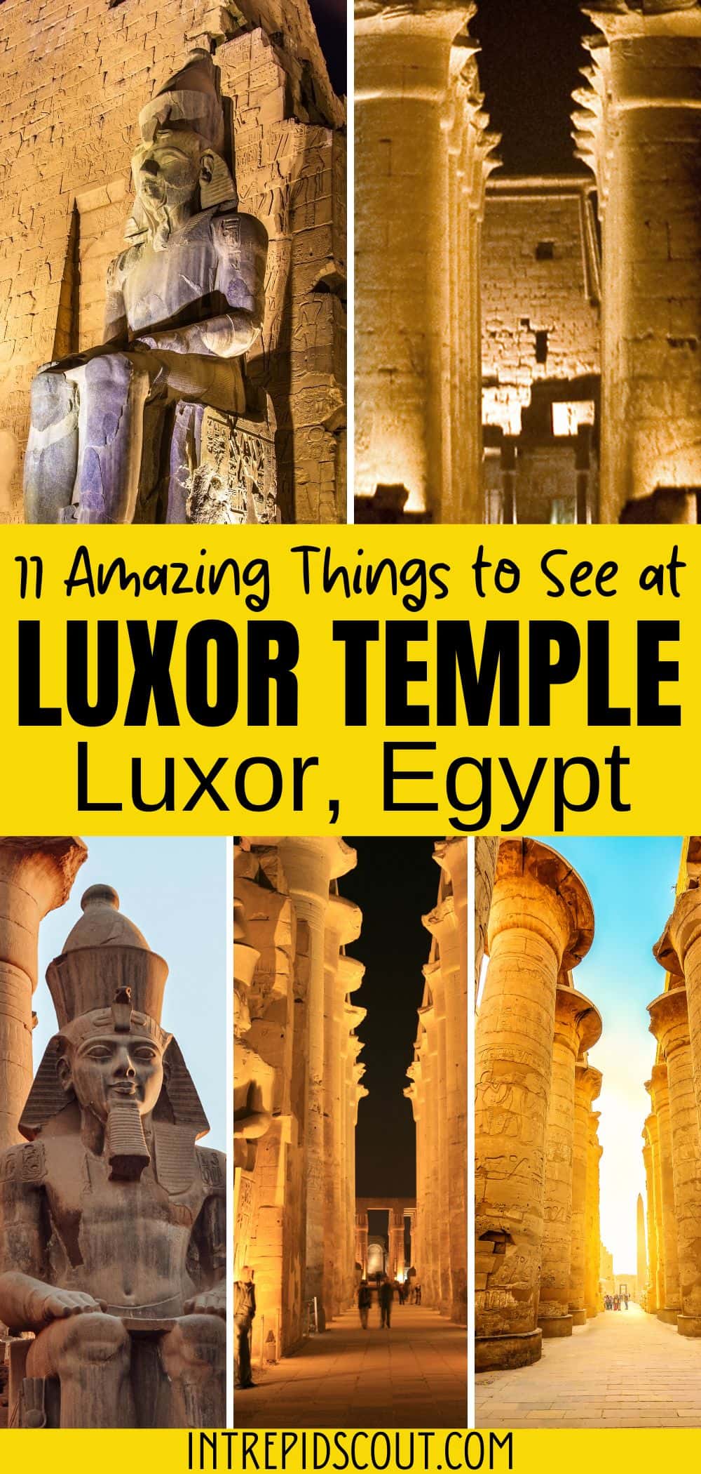 Things to See at Luxor Temple