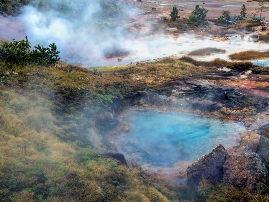 Best Stops on Yellowstone Lower Loop Drive Artists Paint Pots
