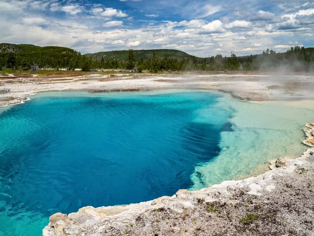 Sapphire Pool in Biscuit Basin