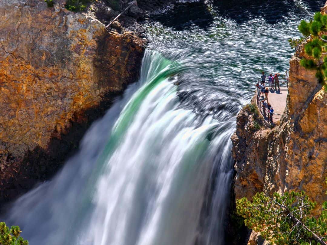 Brink of the Lower Falls