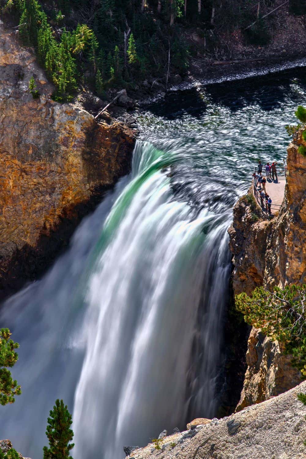 Brink of the Lower Falls