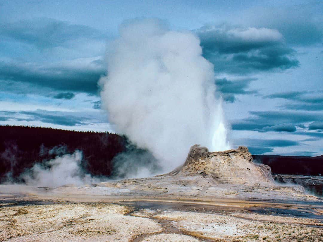 Best Stops on Yellowstone Lower Loop Drive Castle Geyser in Yellowstone