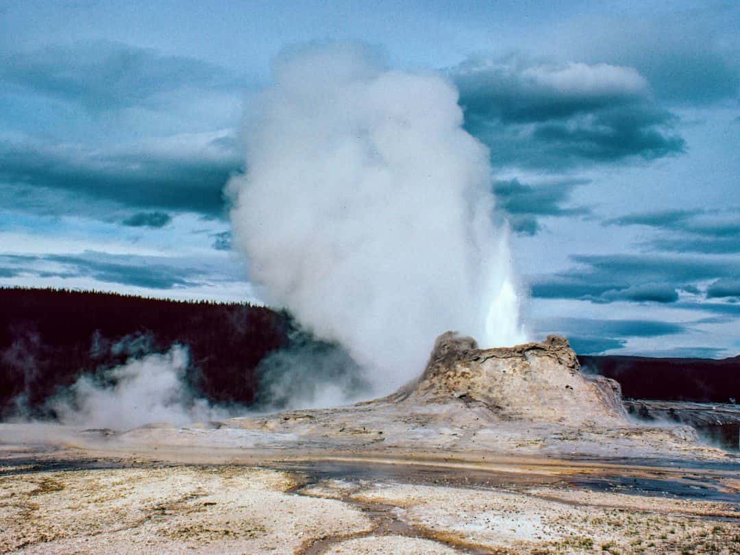 Castle Geyser in Yellowstone