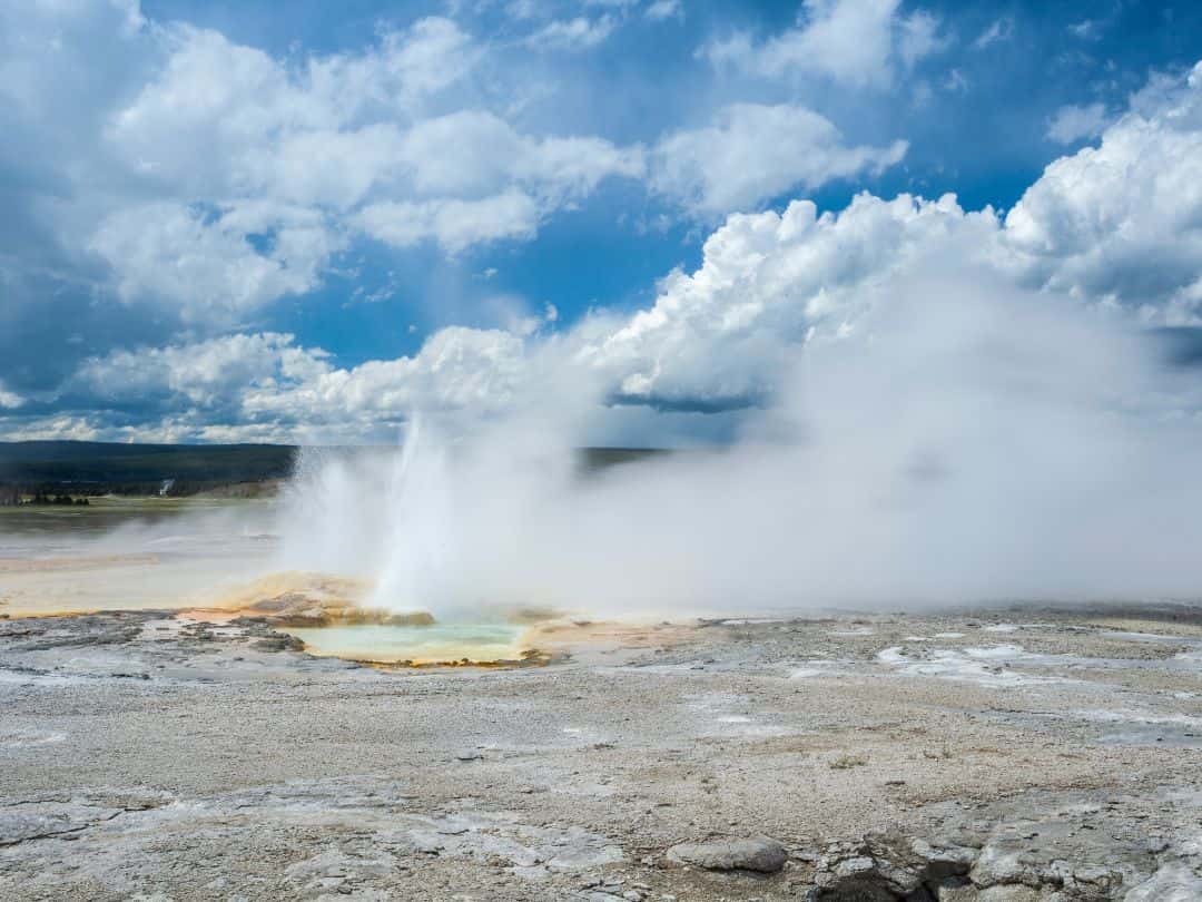 Best Stops on Yellowstone Lower Loop Drive Clepsydra Geyser
