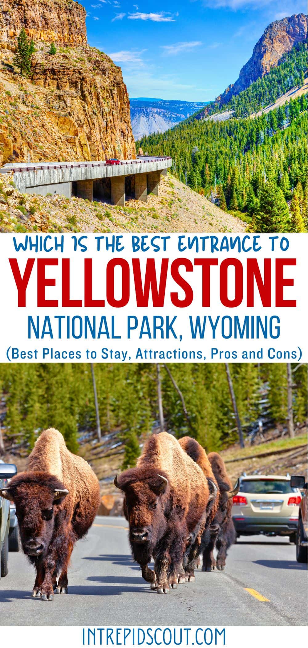 Entrances to Yellowstone