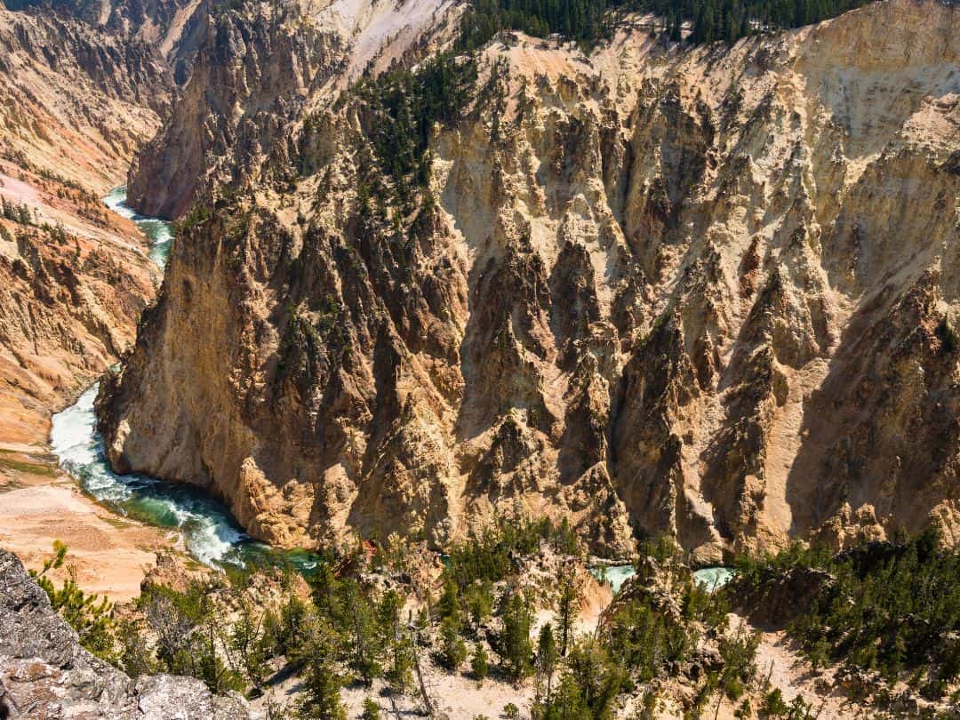 Inspiration Point in the Grand Canyon of the Yellowstone