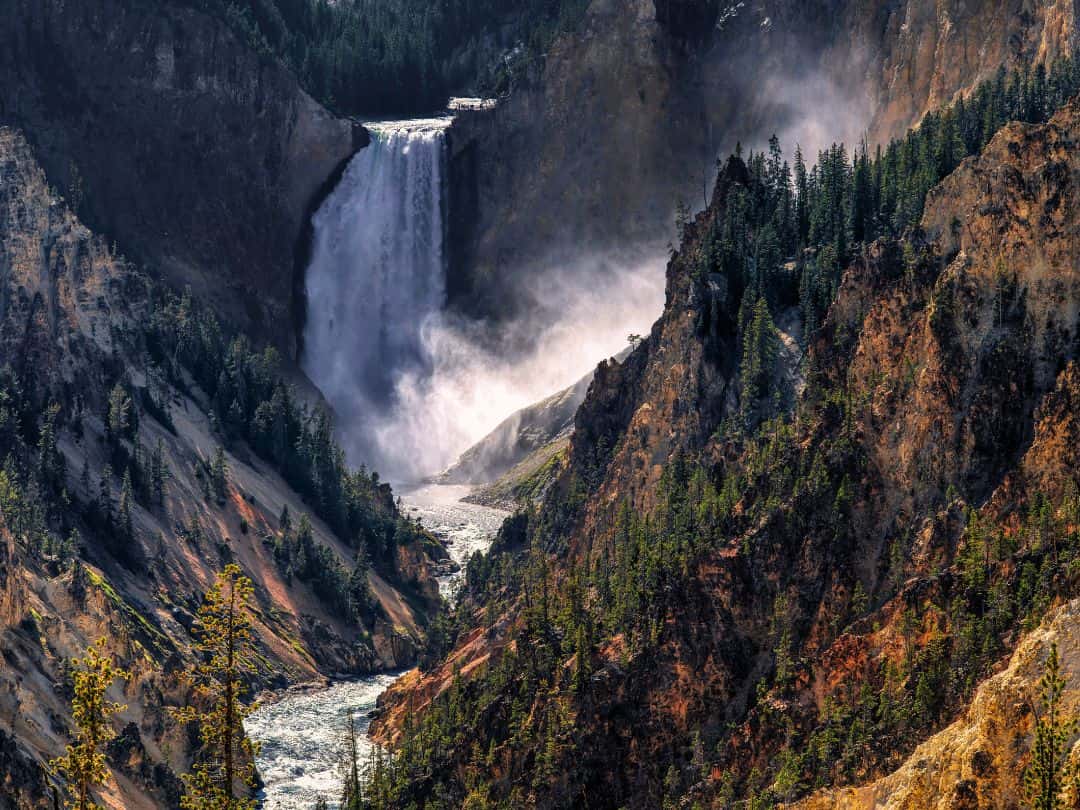 Lower Falls Of Grand Canyon of Yellowstone