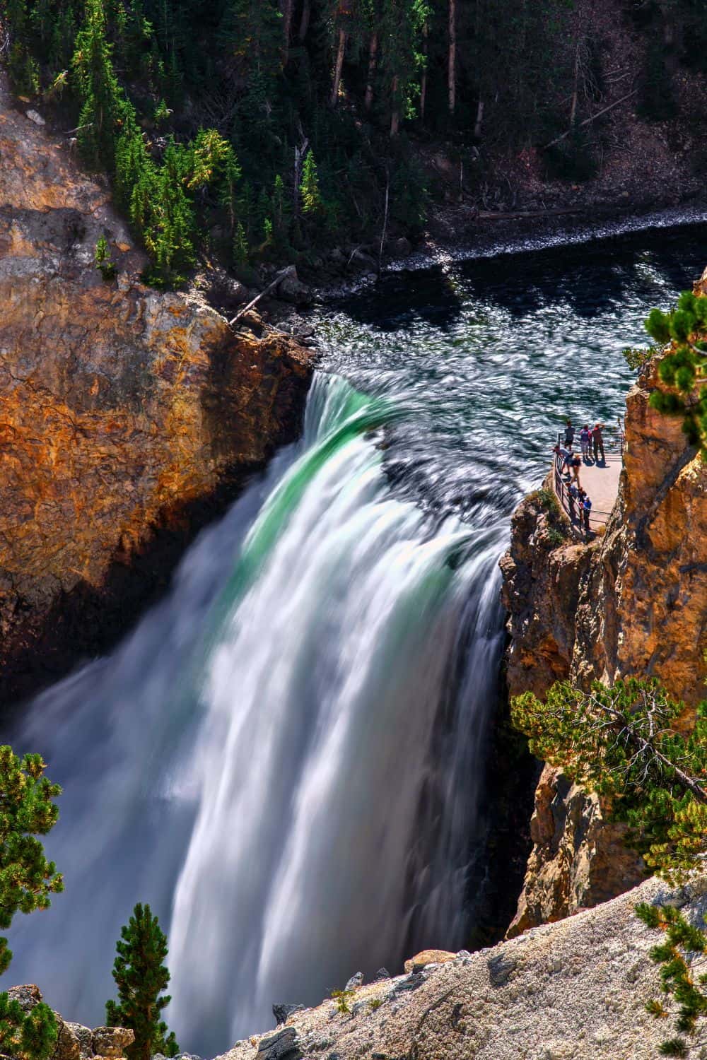 Lower Falls in Grand Canyon of Yellowstone
