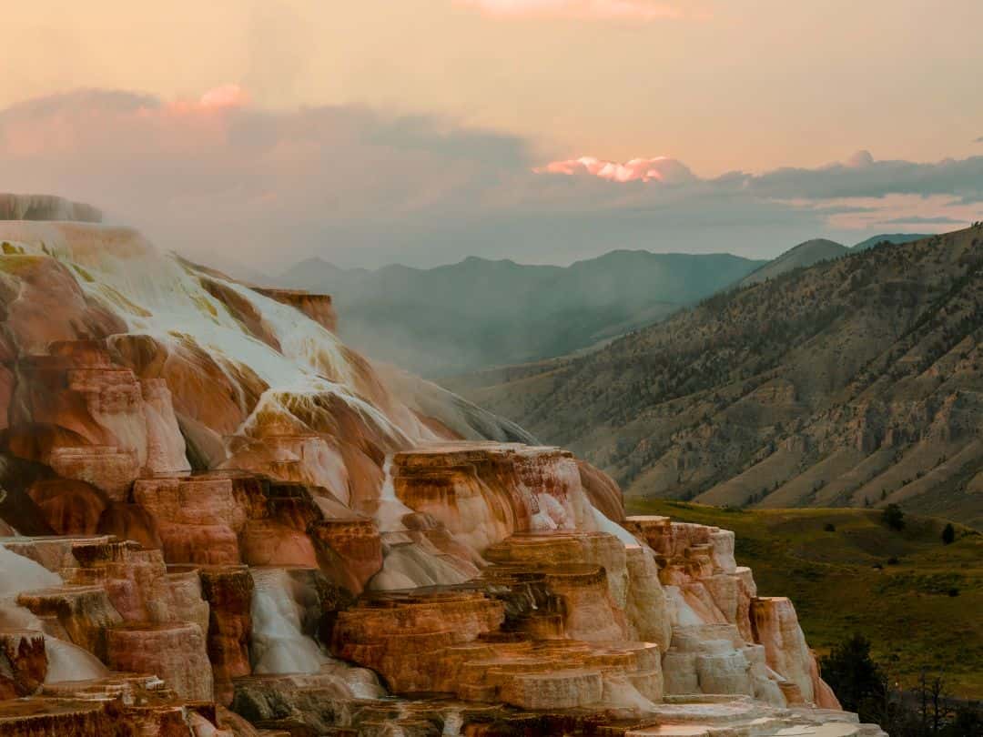 Best Photography Locations in Yellowstone Mammoth Hot Springs