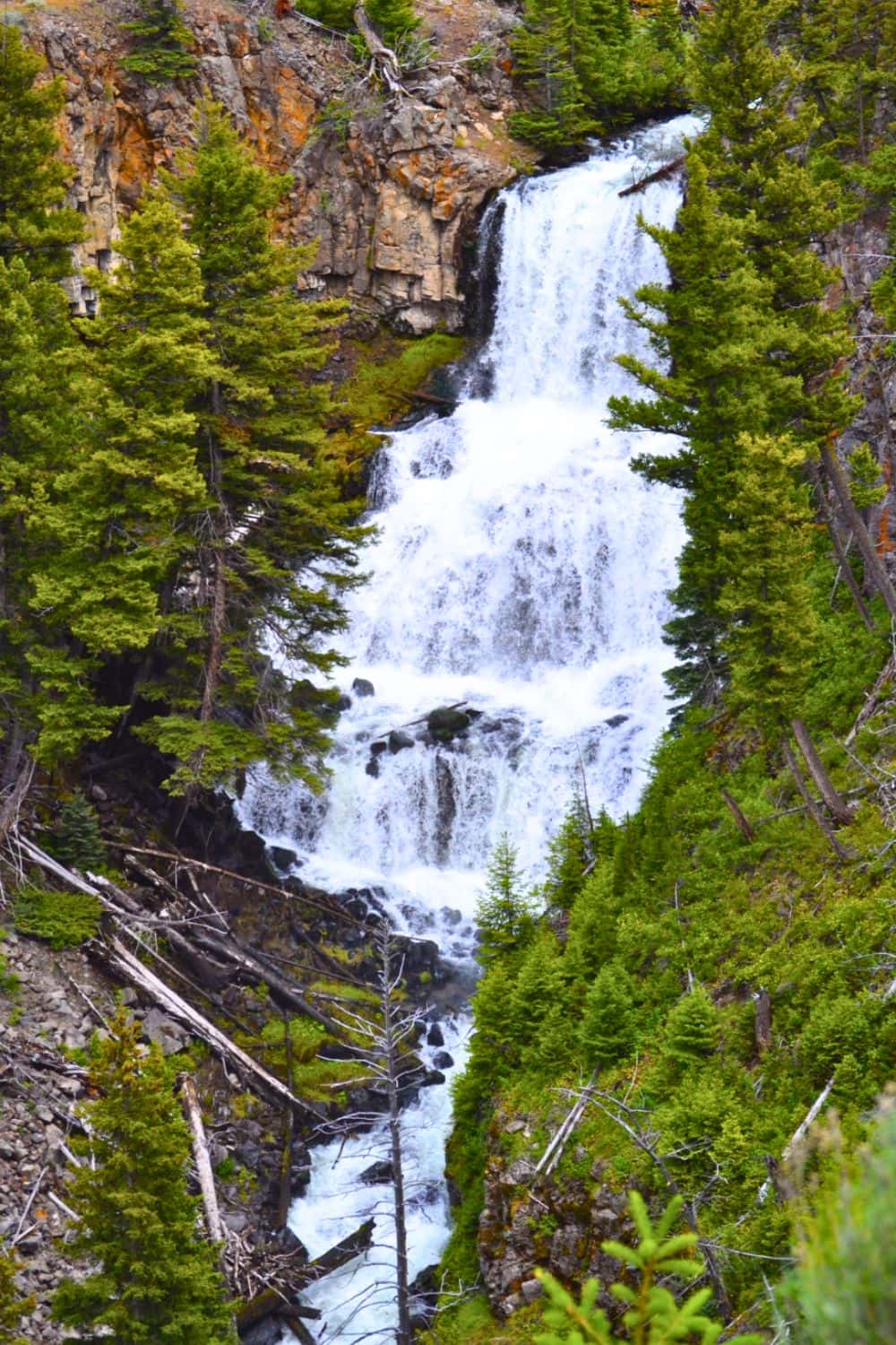 Virginia Cascade in Yellowstone