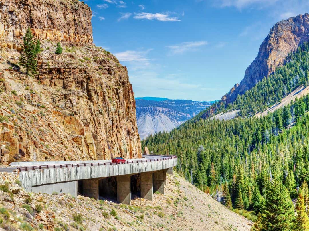 Entrances to Yellowstone Yellowstone Golden Gate Viaduct