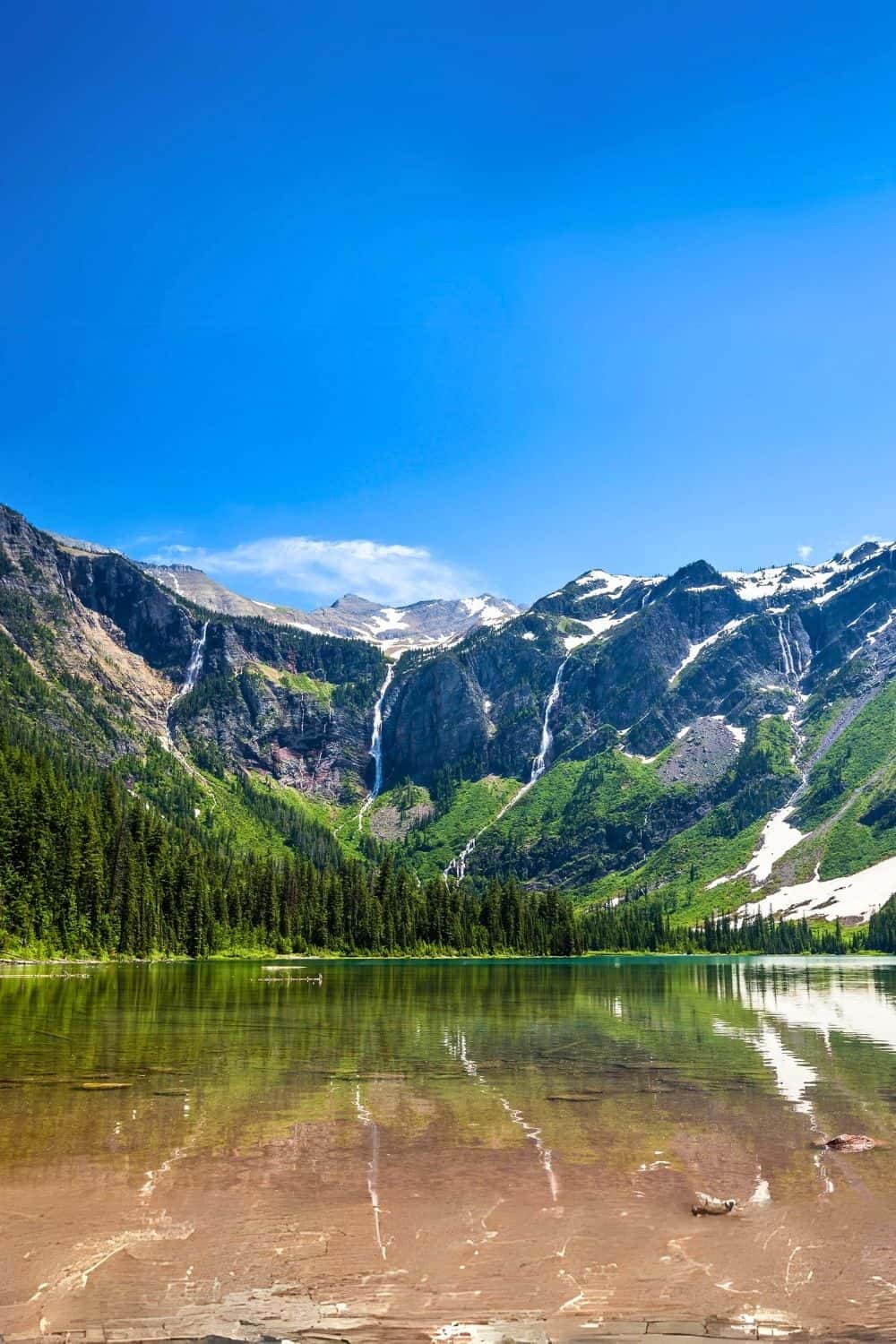 Avalanche Lake in Glacier